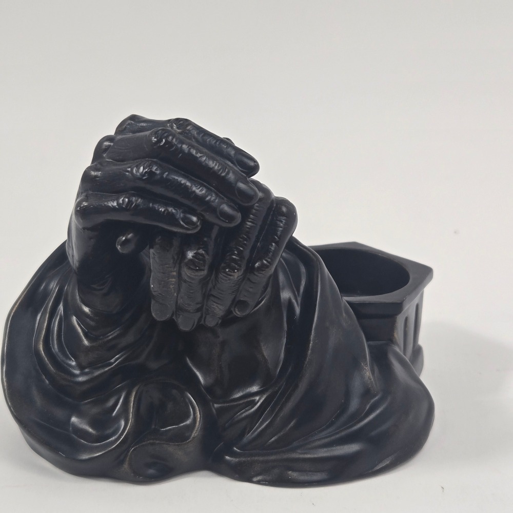 Thomas Kinkade Hands of Faith Wall Sconce Candle Holder Bradford Exchange 2002